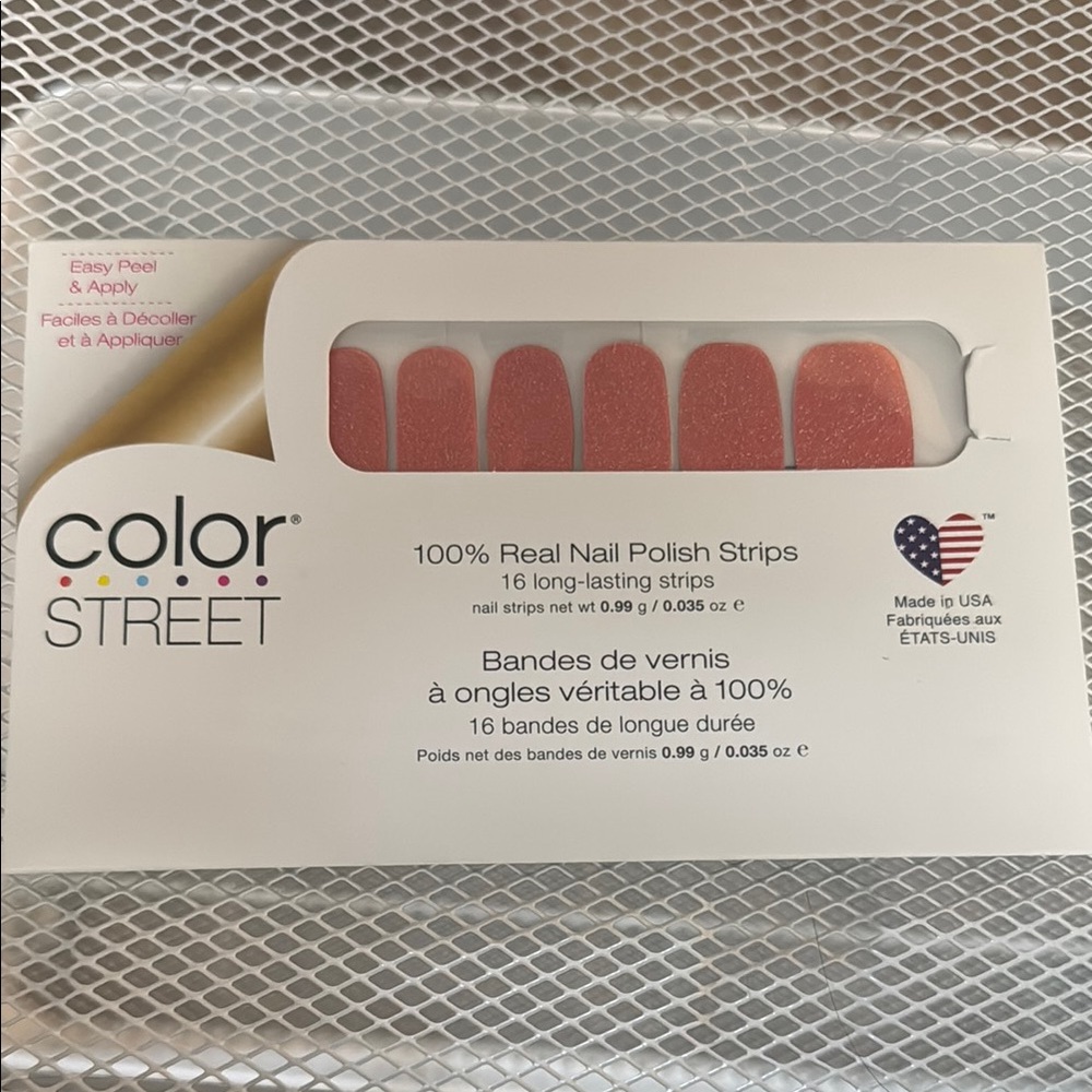 Color Street Cape Coral Nail Polish Strips